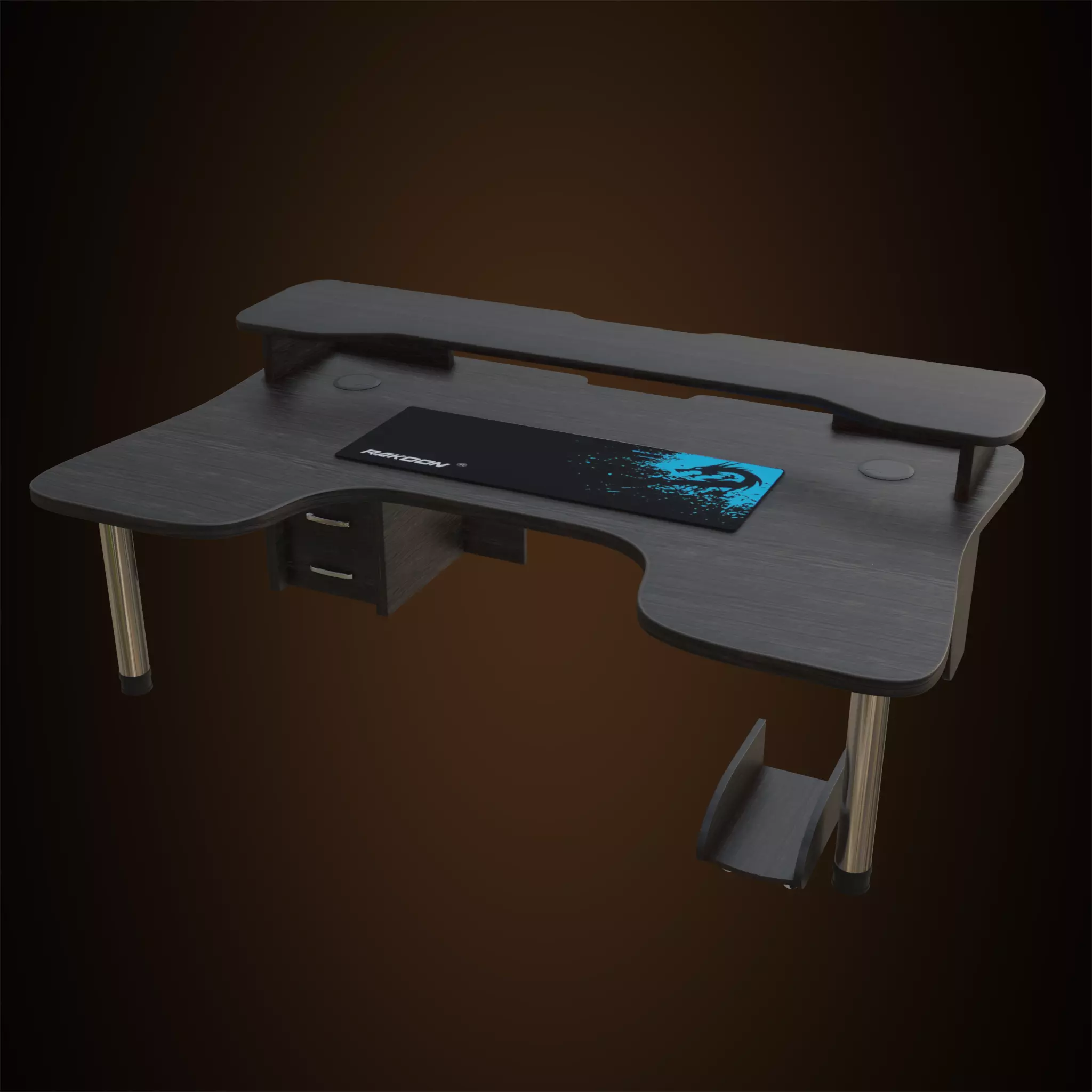 Gaming table ZEUS IGROK 4 Low-poly 3D model