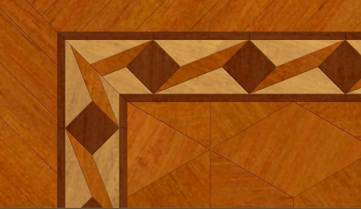 Floor wooden cutting board with embossed pattern 3D model_18