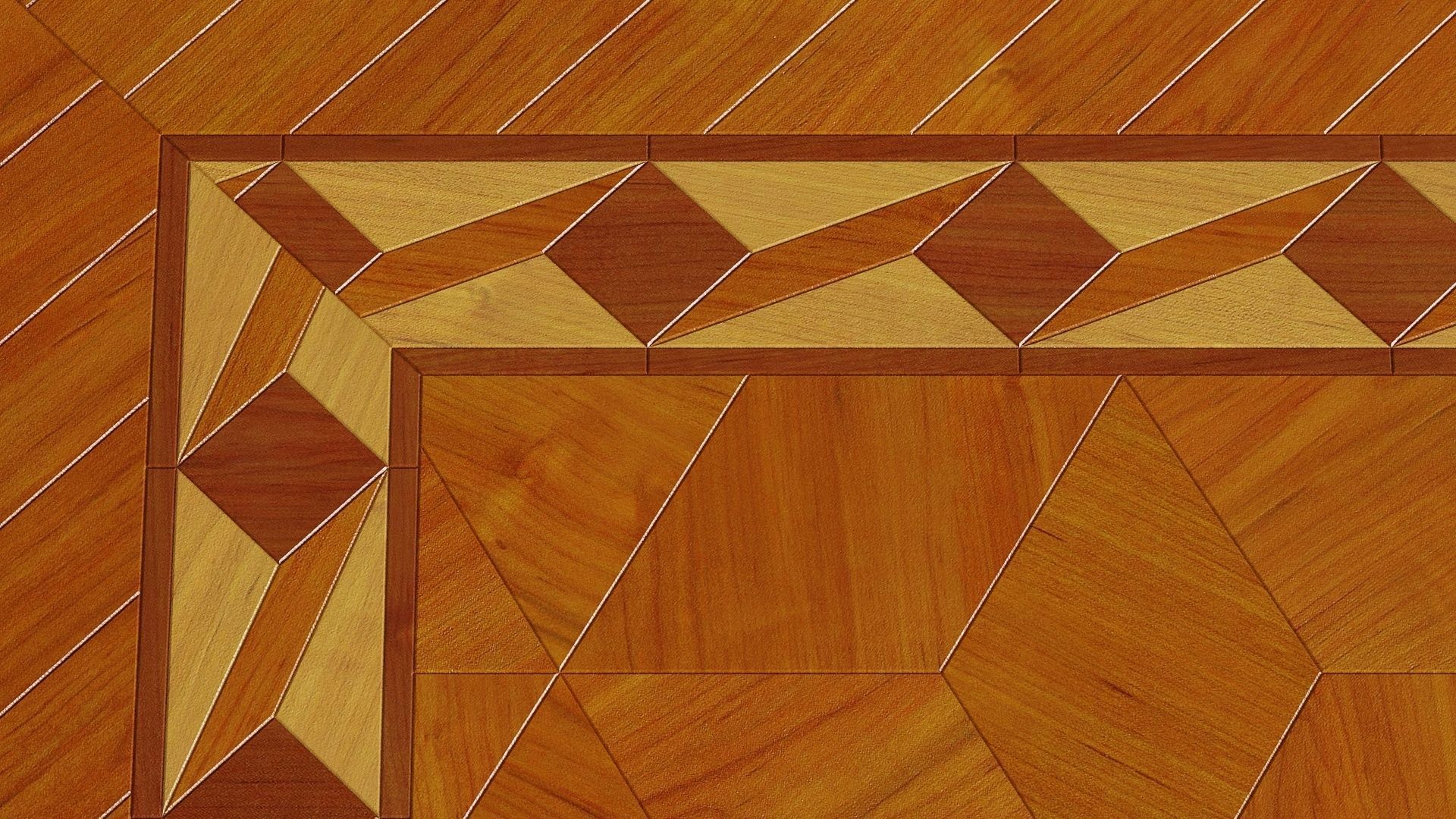 Floor wooden cutting board with embossed pattern 3D model_8