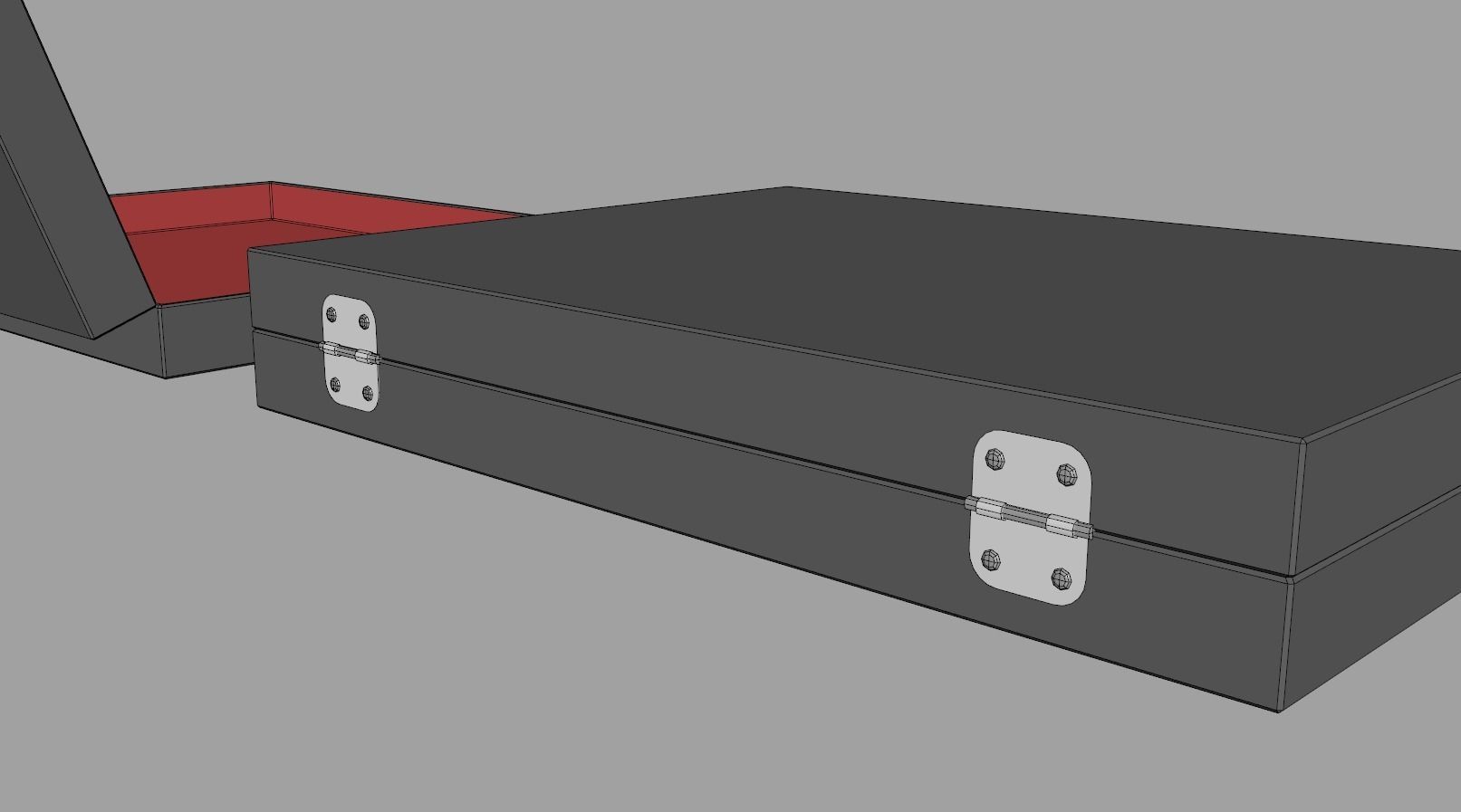 Slim Briefcase 3D model_8