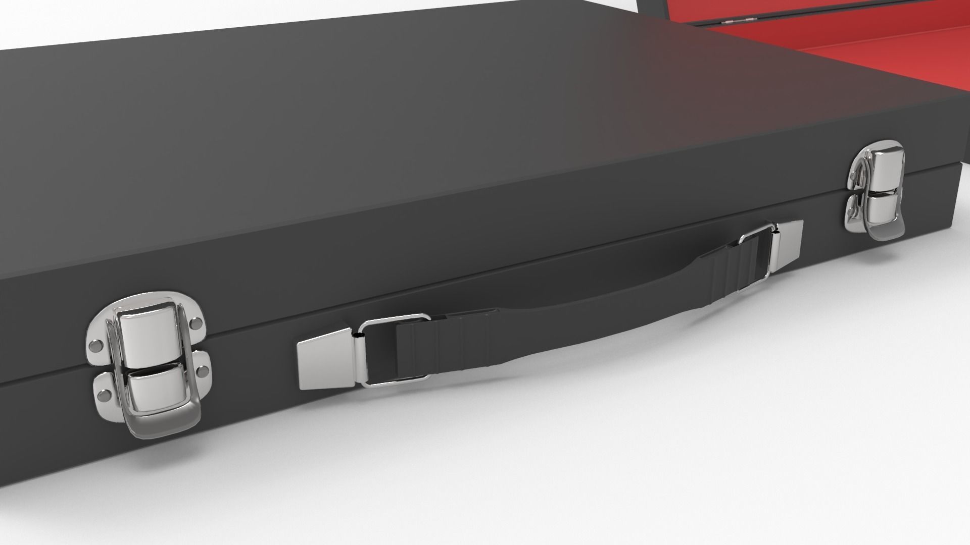 Slim Briefcase 3D model_2