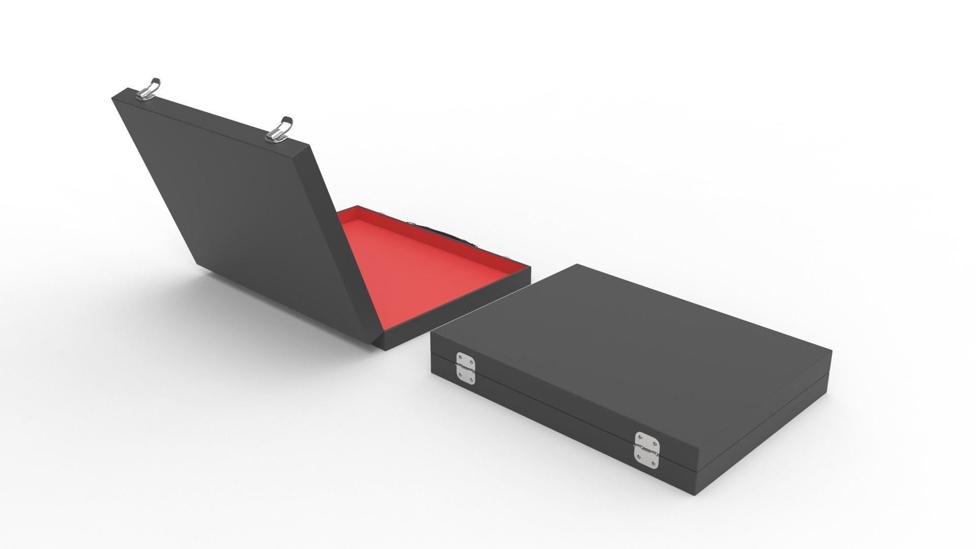 Slim Briefcase 3D model_4