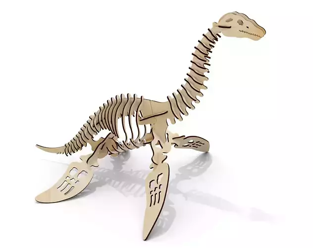 Plesiosaurio - rompecabezas 3D puzzle