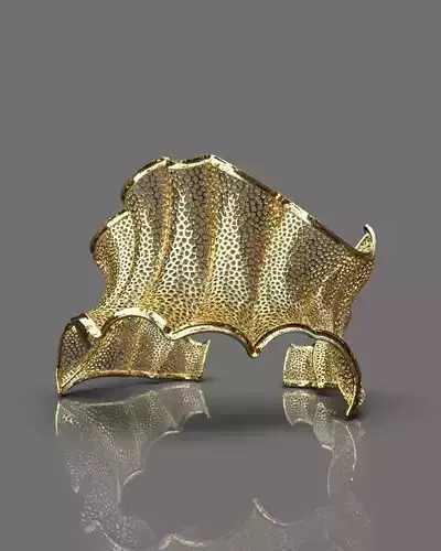 Stylized bracelet 3D print model