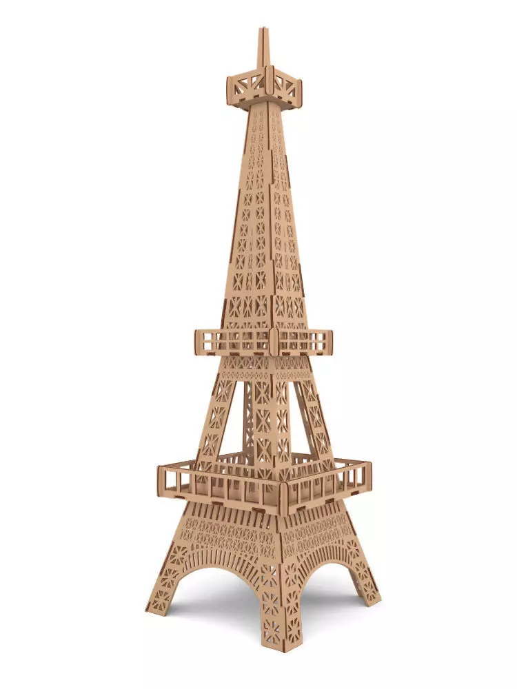 Torre Eiffel - rompecabezas 3D puzzle 3D print model_0