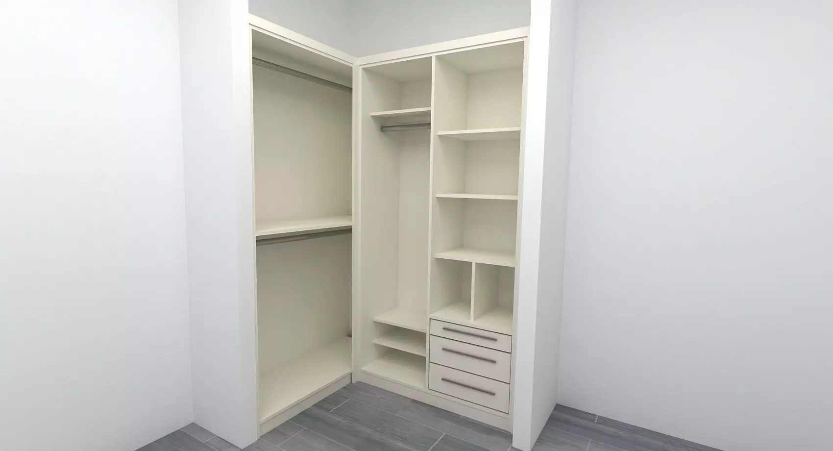 locker closet 3D model