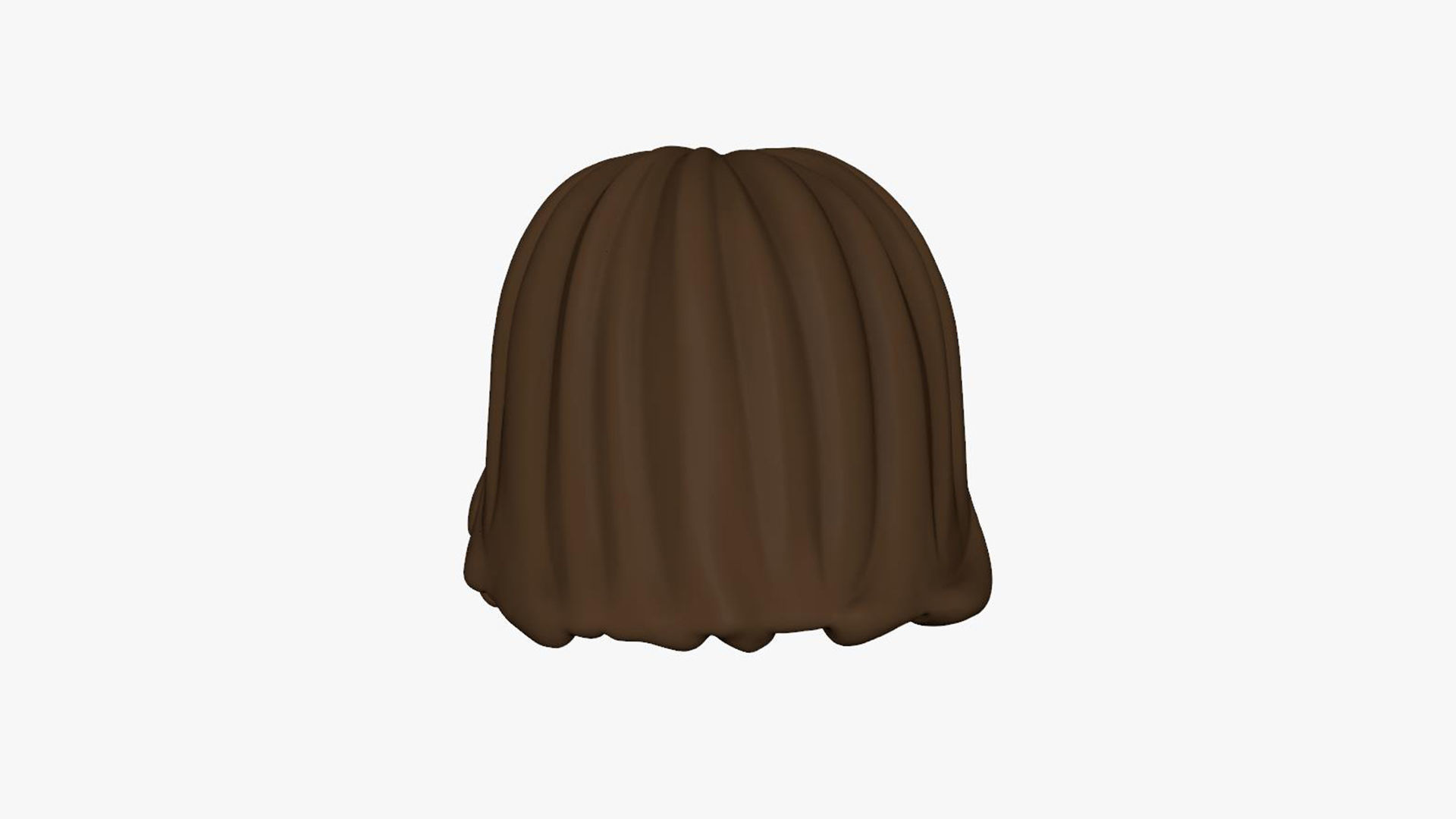 lego detailed man long hair match real object  Low-poly 3D model_4