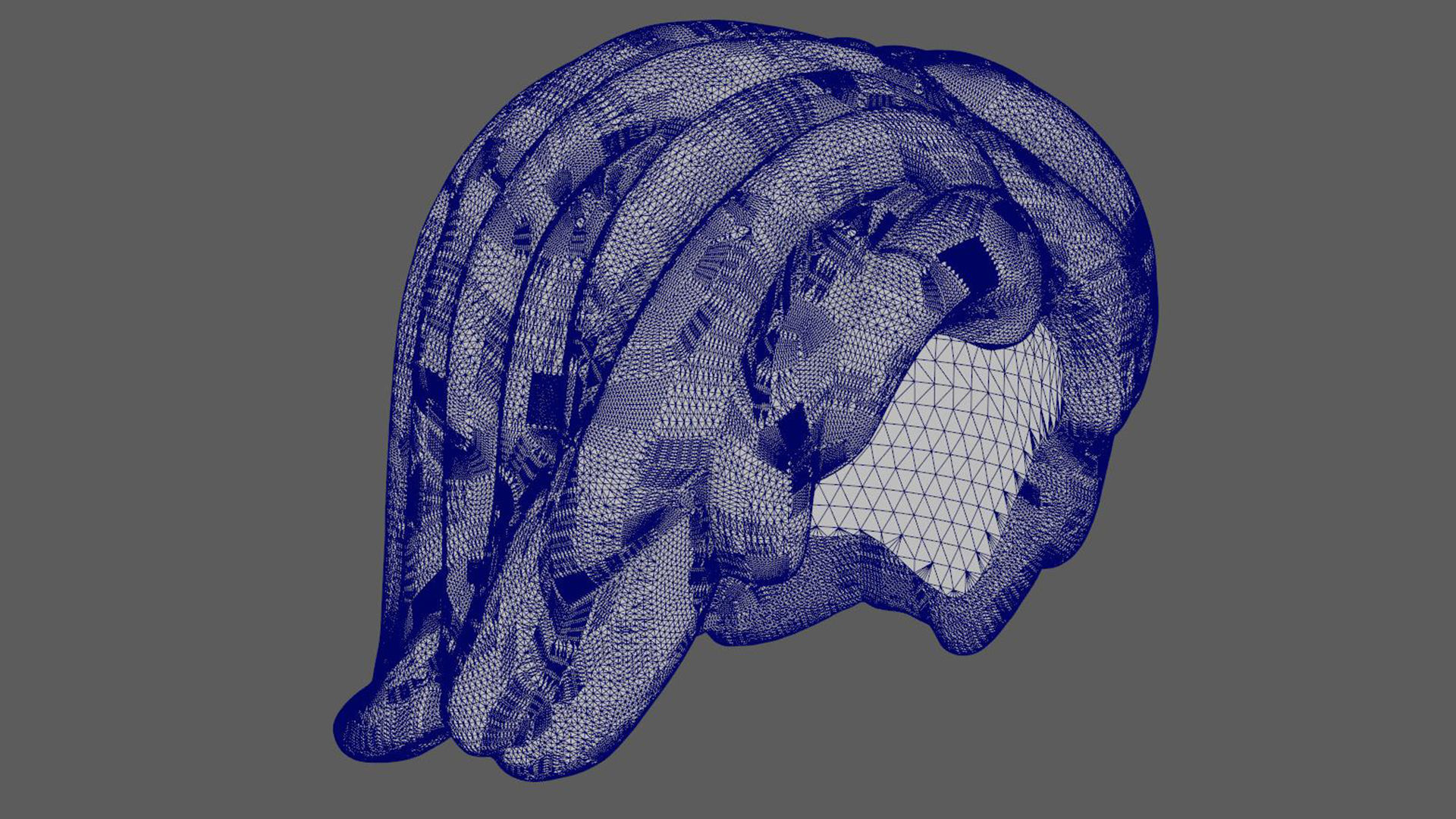 lego detailed man long hair match real object  Low-poly 3D model_8