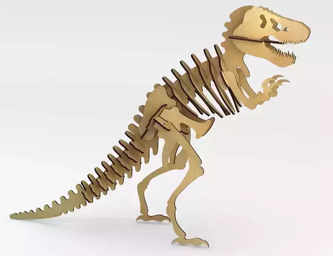 Tiranosaurio Rex - rompecabezas 3D puzzle 3D print model