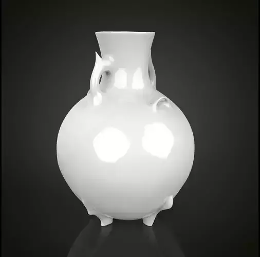 Amphora chinese porcelain vase 3D print model