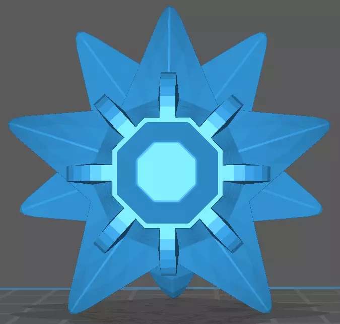 Starmie figure 3D print model