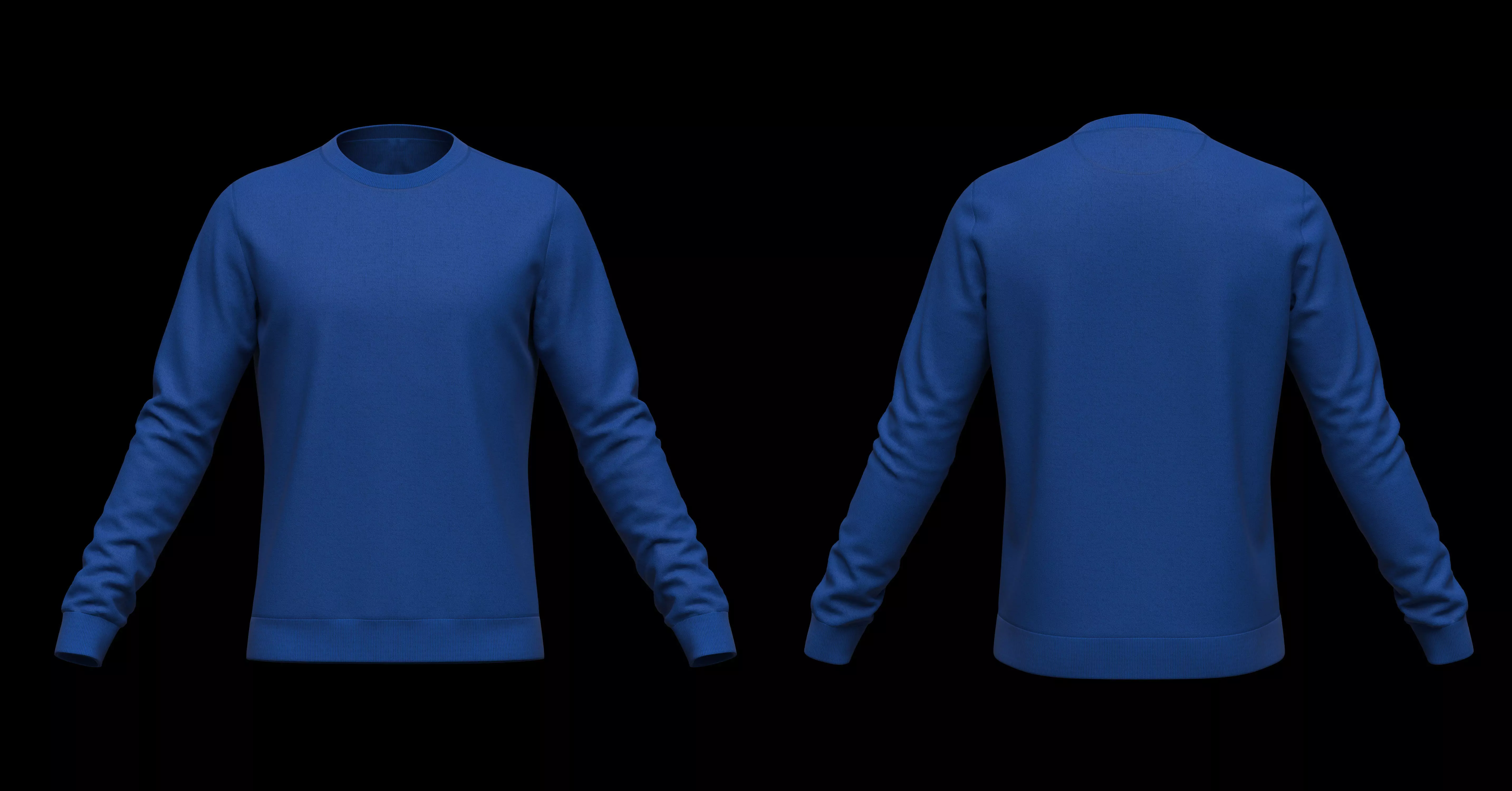 Crew Neck Sweatshirt 3D model