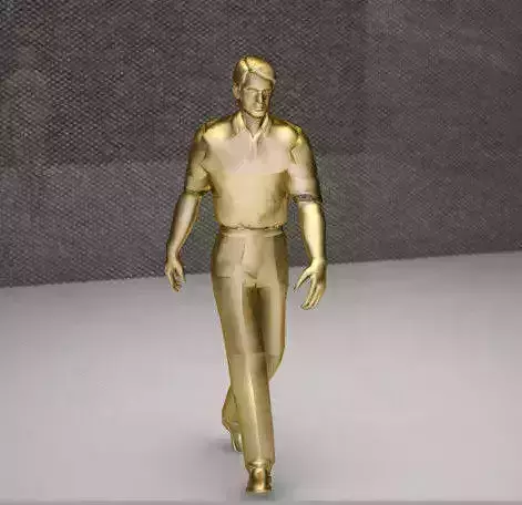 walking man 3D print model