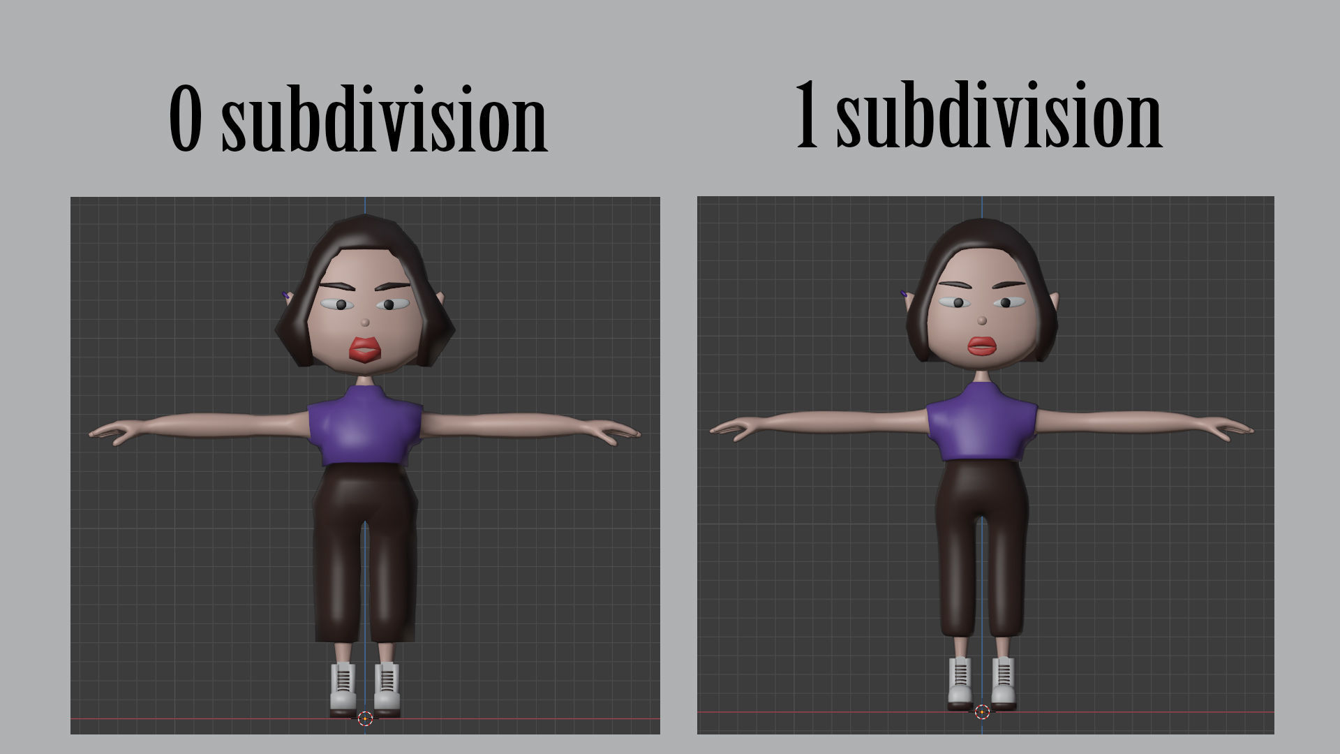 Low poly cartoon characters 1 02 pack 3d model Low-poly 3D model_15