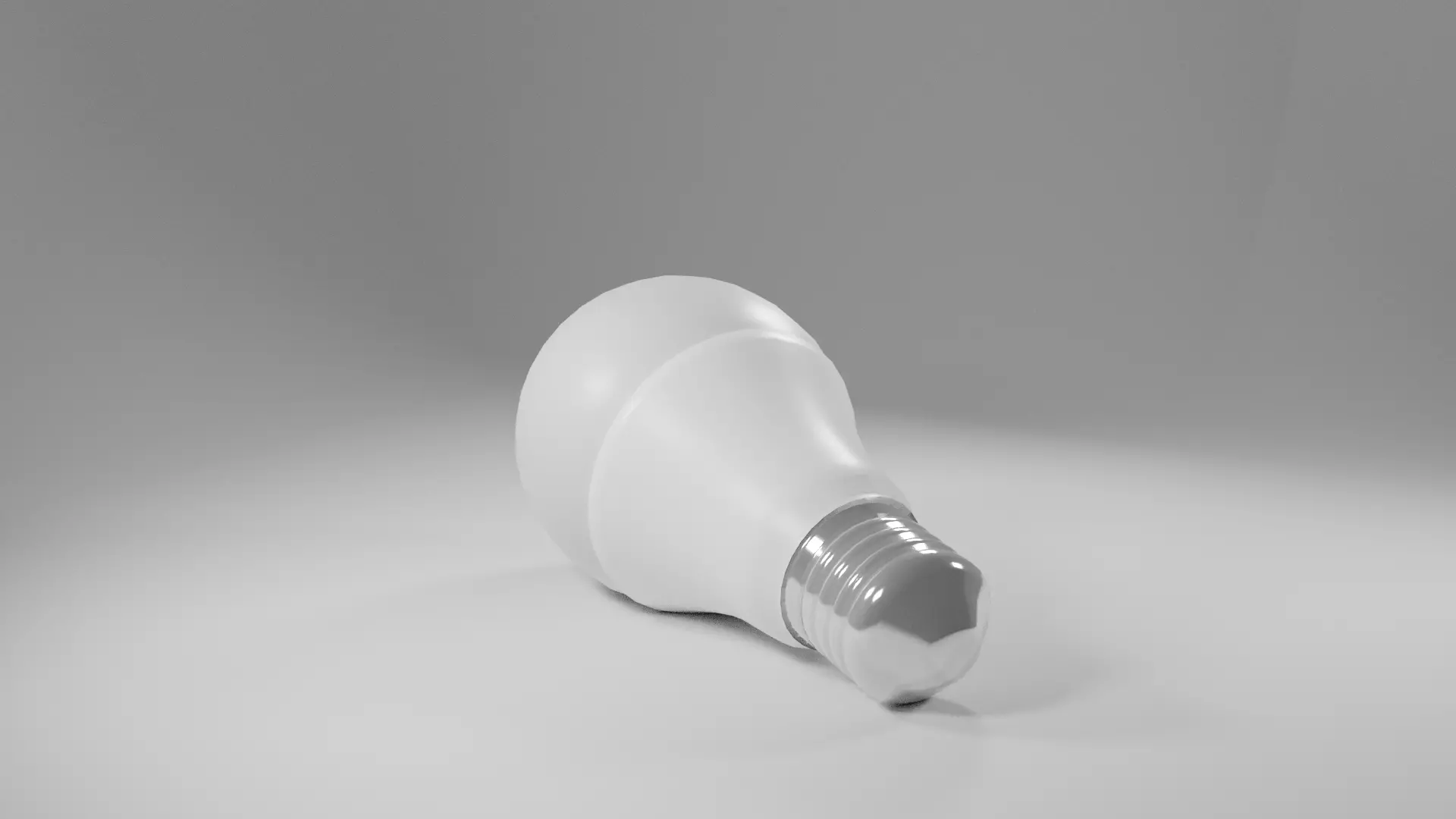 LOW POLY LAMP - low poly lamp led light bulb Free low-poly 3D model_0