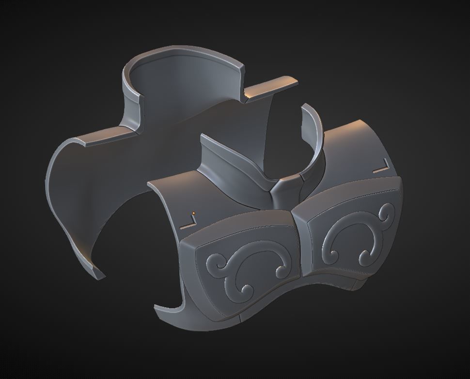 Armadura de Tauro 3D print model_18