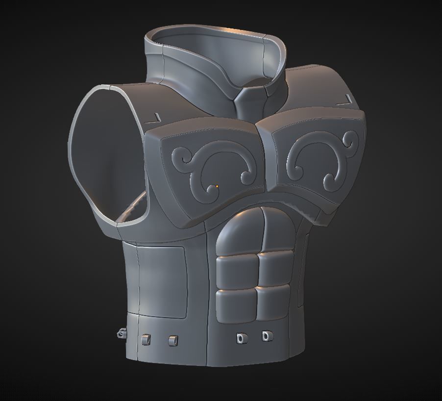 Armadura de Tauro 3D print model_13