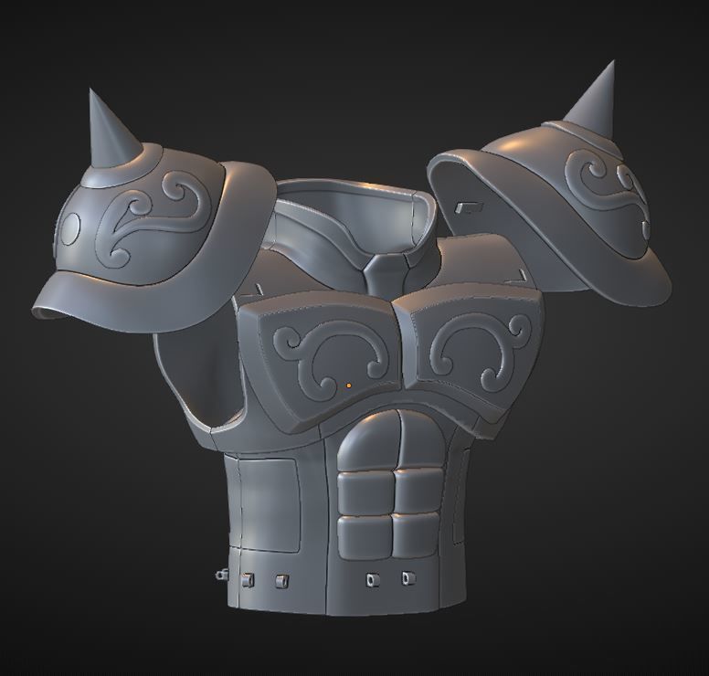 Armadura de Tauro 3D print model_14