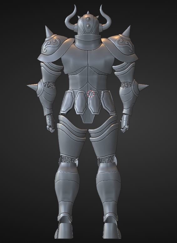 Armadura de Tauro 3D print model_4