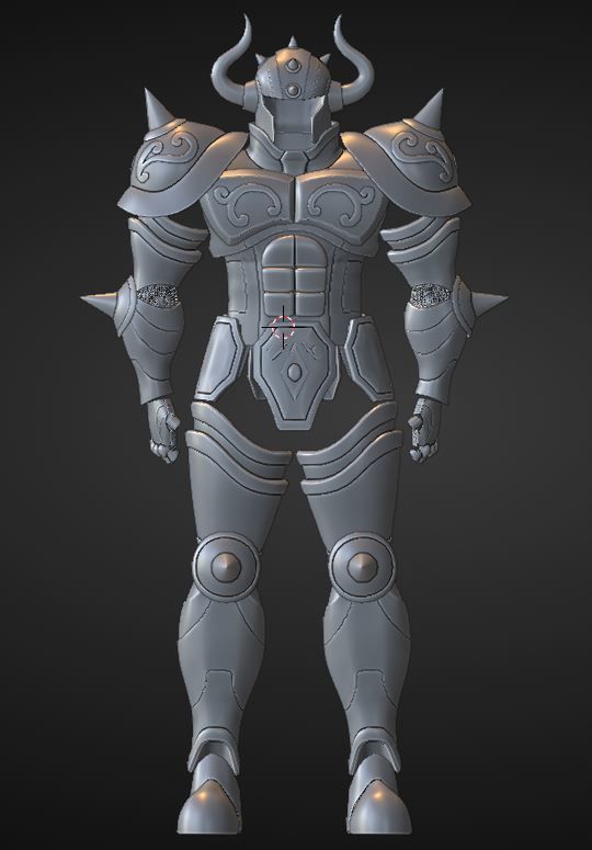 Armadura de Tauro 3D print model_3