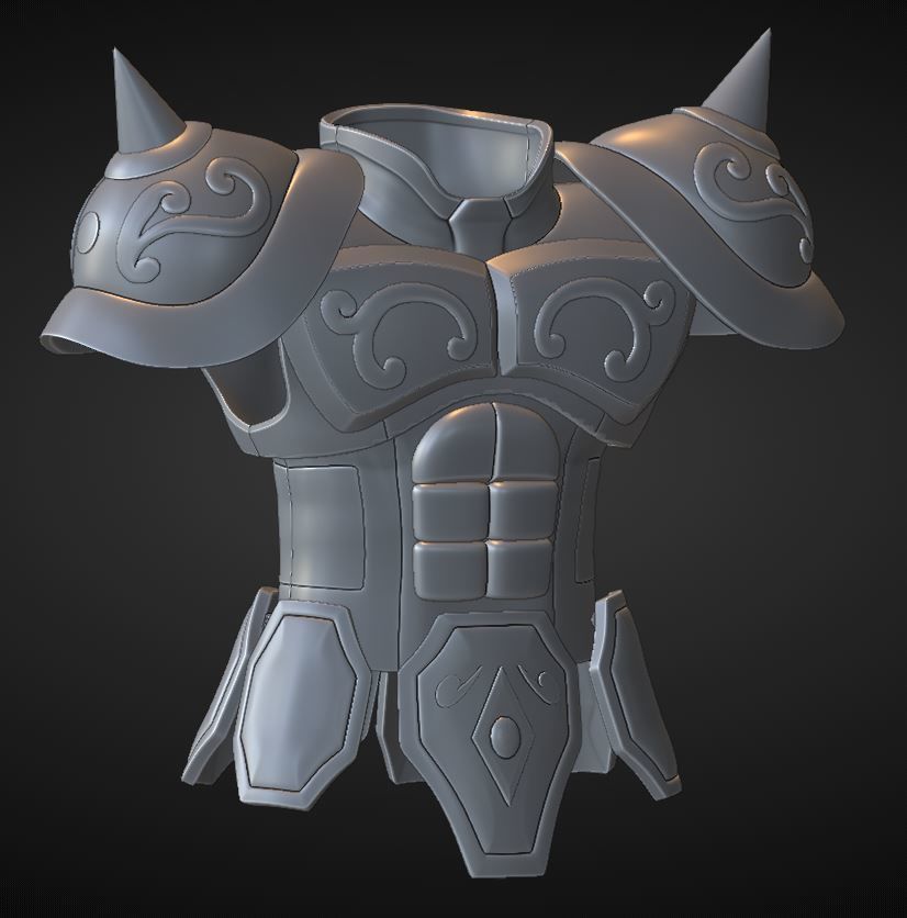 Armadura de Tauro 3D print model_17