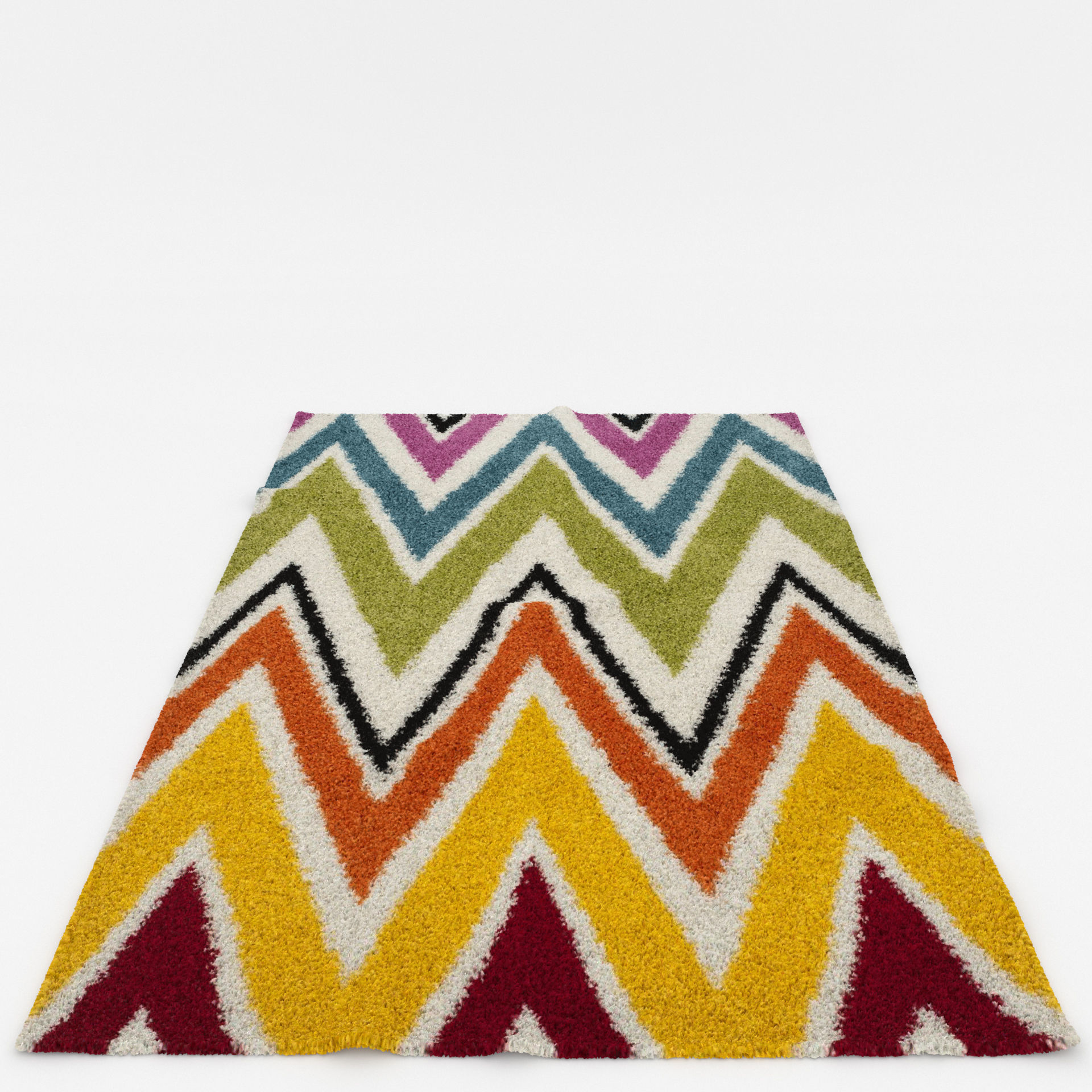 Rugs No 629 Low-poly 3D model_9