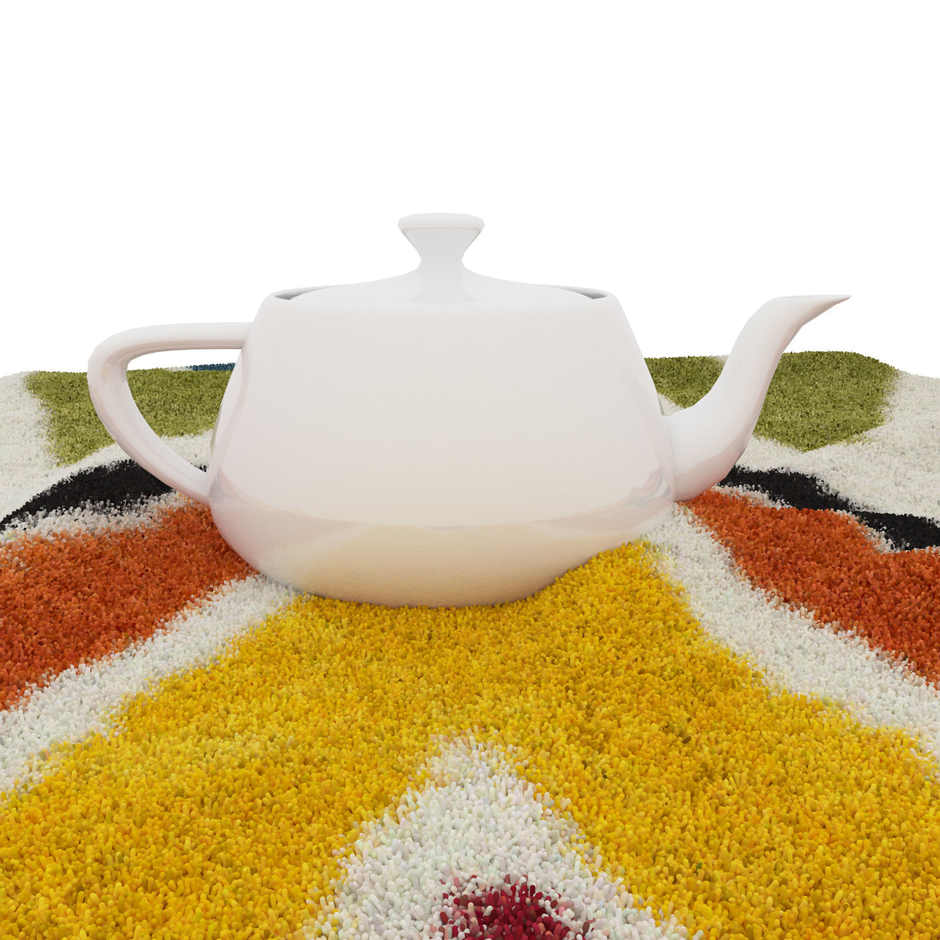 Rugs No 629 Low-poly 3D model_8