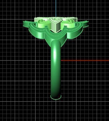 Islamic Motif Ring 3D print model_18