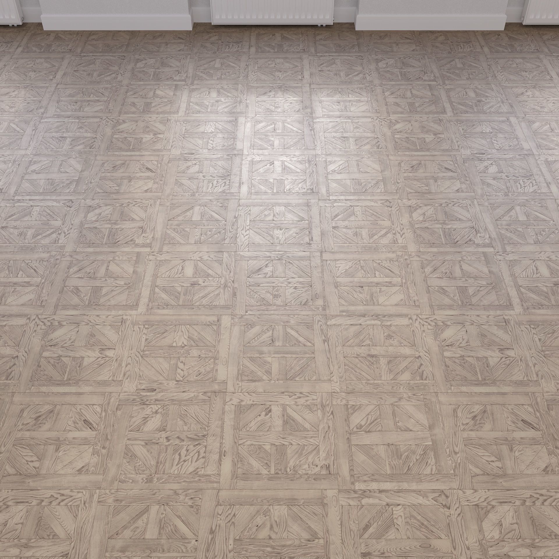 Parquet - Laminate - Wooden floor 4 in 1 Low-poly 3D model_8