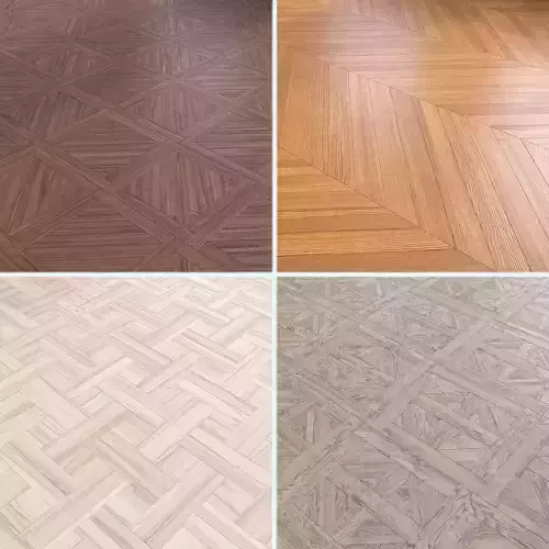 Parquet - Laminate - Wooden floor 4 in 1