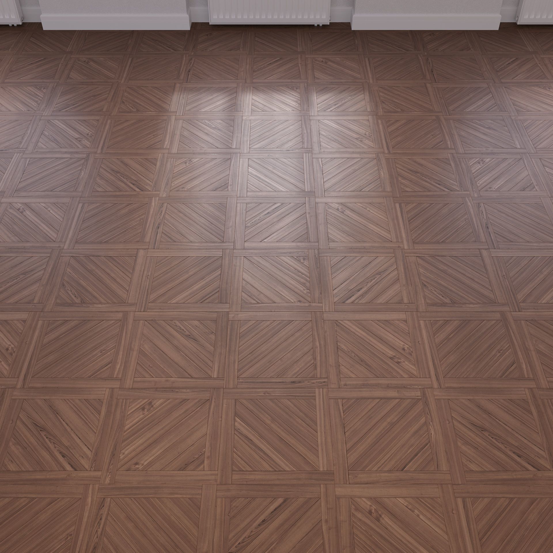 Parquet - Laminate - Wooden floor 4 in 1 Low-poly 3D model_5