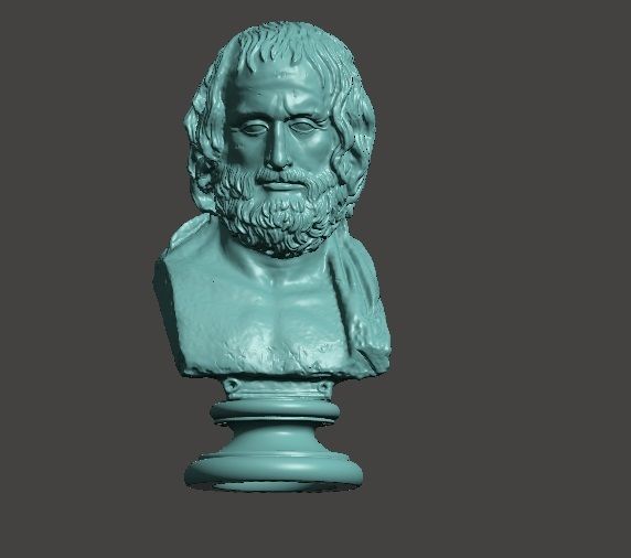 Protagoras Bust 3d printing 3D print model_2