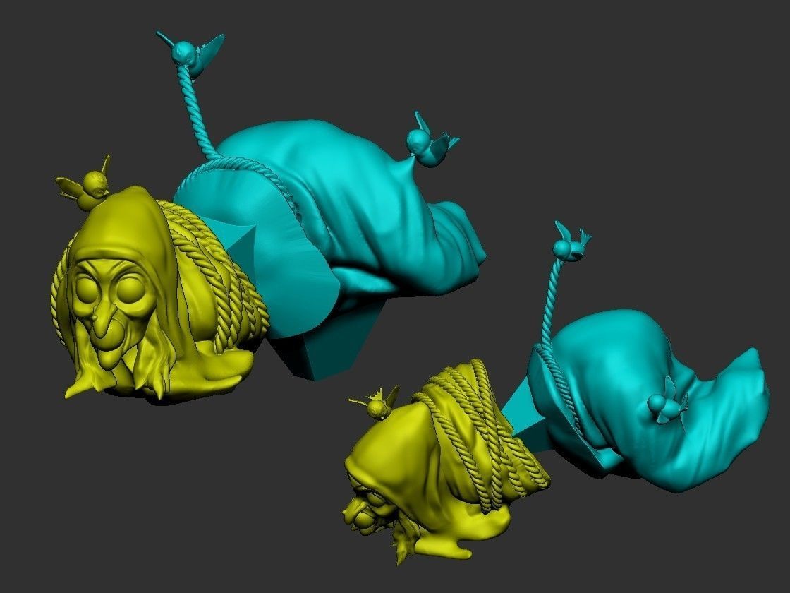 Snow white 3D model_10