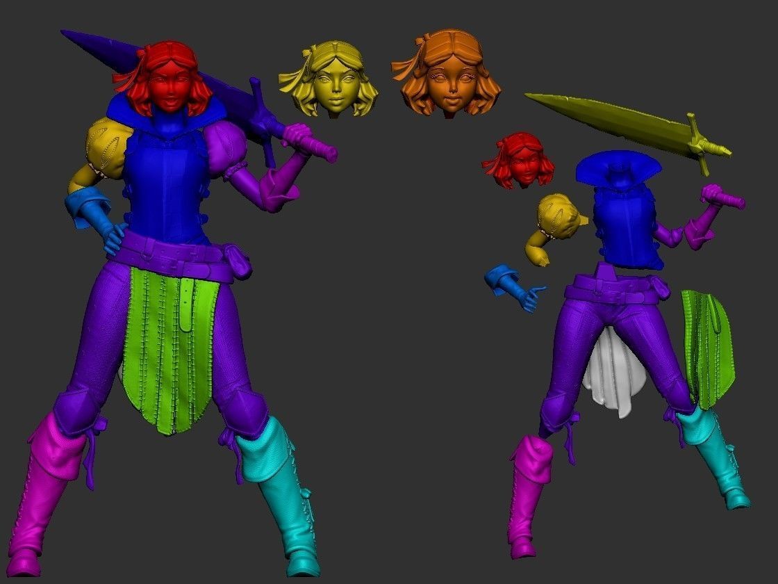 Snow white 3D model_11