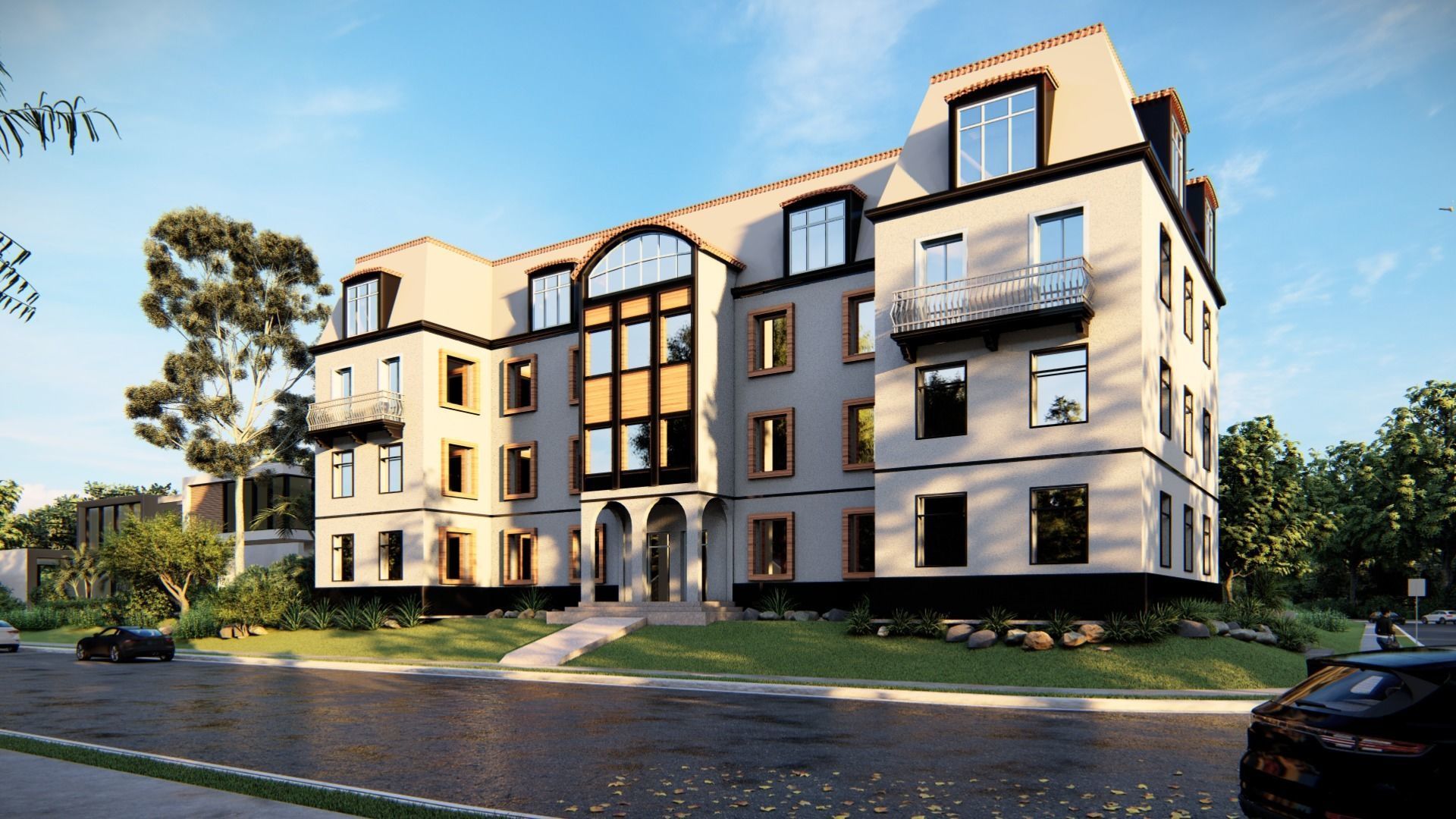 House Building 03 Low-poly 3D model_6