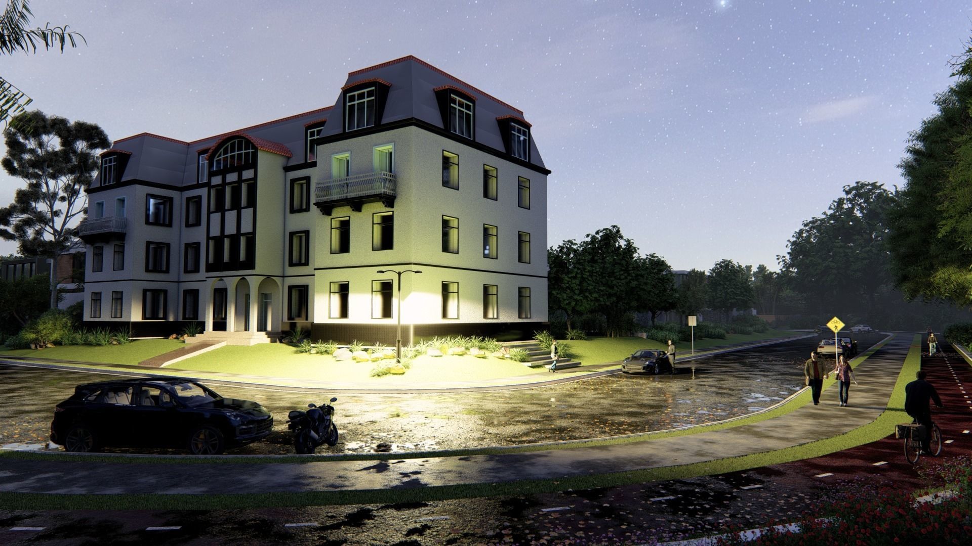 House Building 03 Low-poly 3D model_1