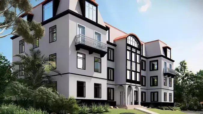 House Building 03 Low-poly 3D model