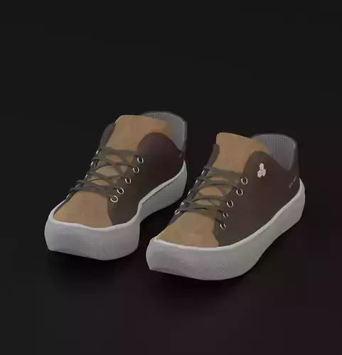 Sneakers 3D Model with High quality PBR Texture Set