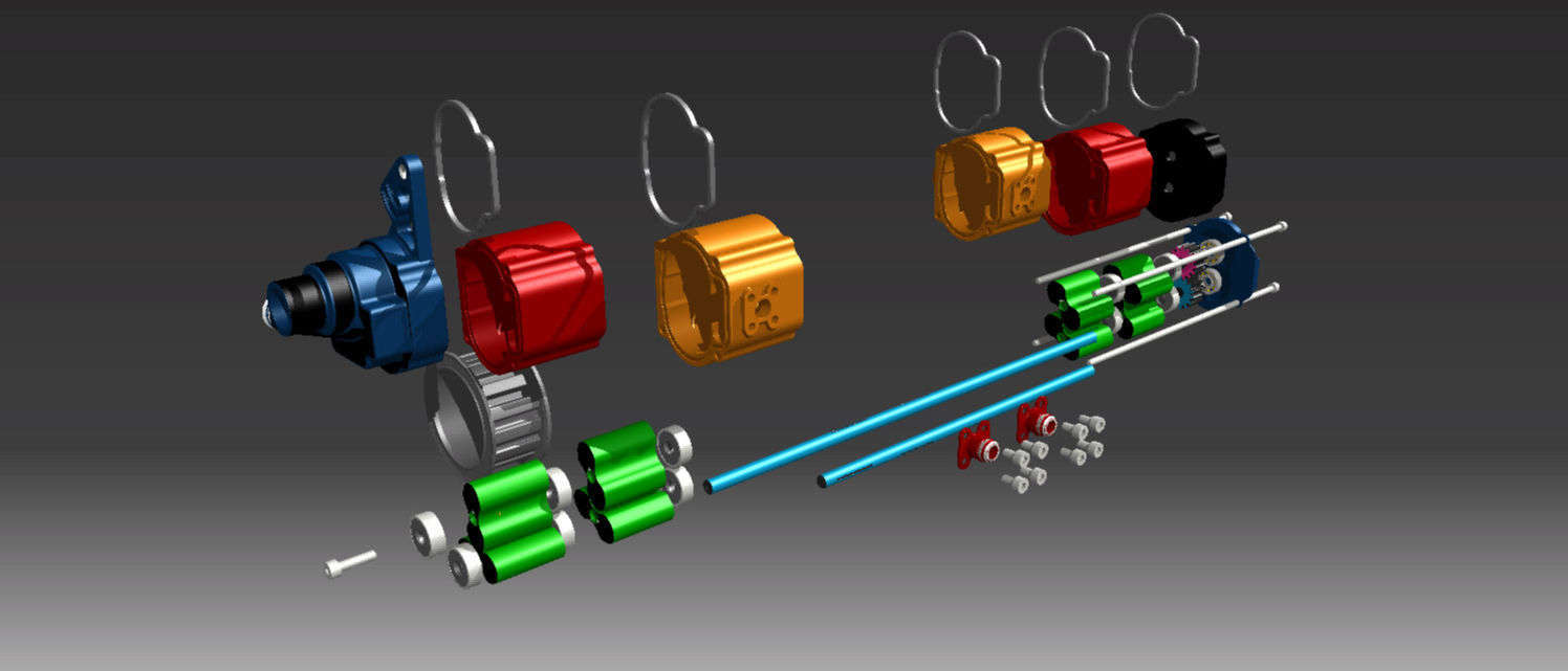 Dry Sump Oil System  3D print model_5