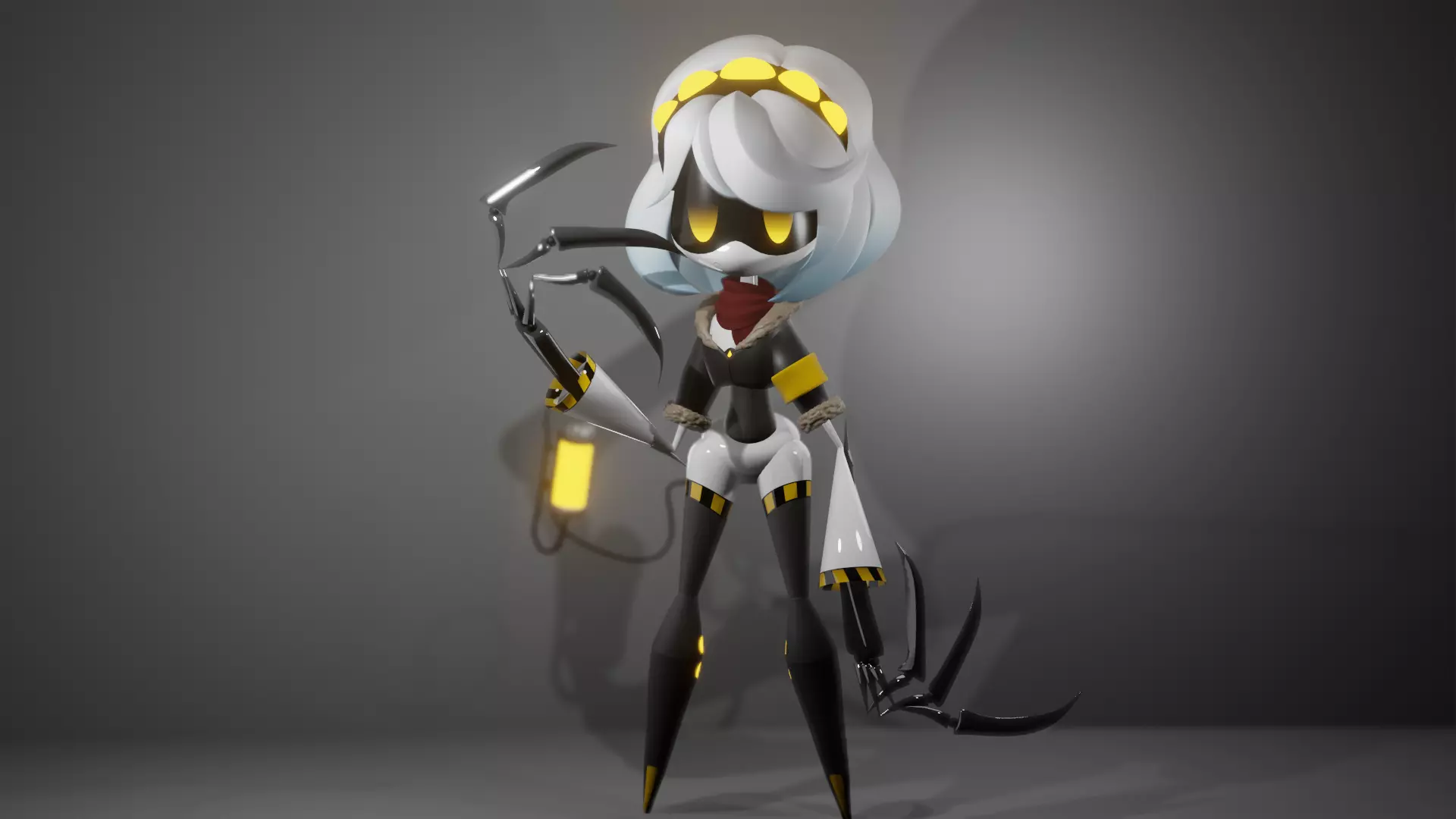 V concept art Free low-poly 3D model