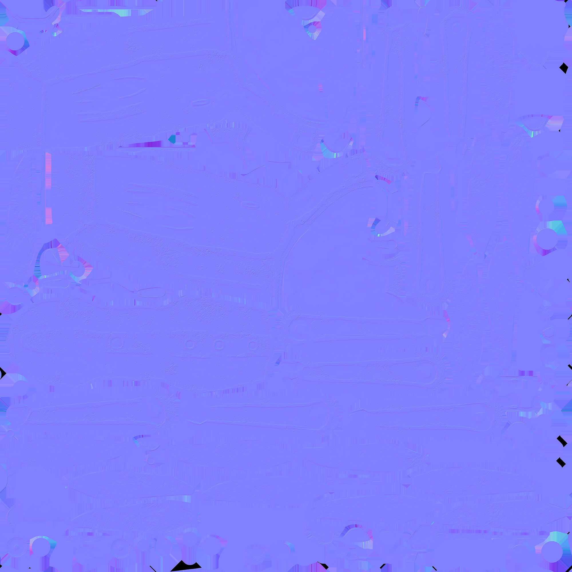 3D old drone Low-poly 3D model_17