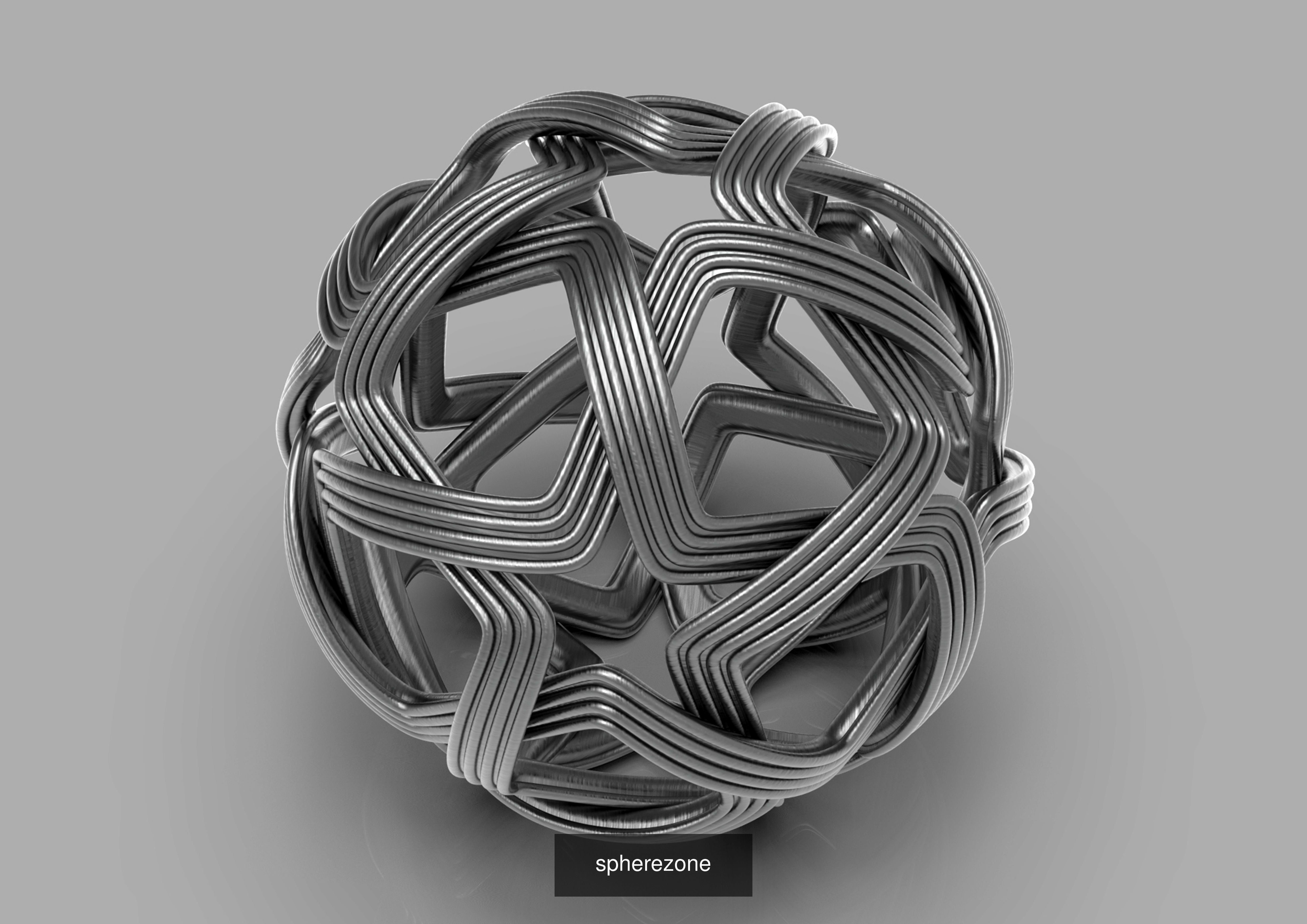 sphere sculpture 3D Model Collection_7