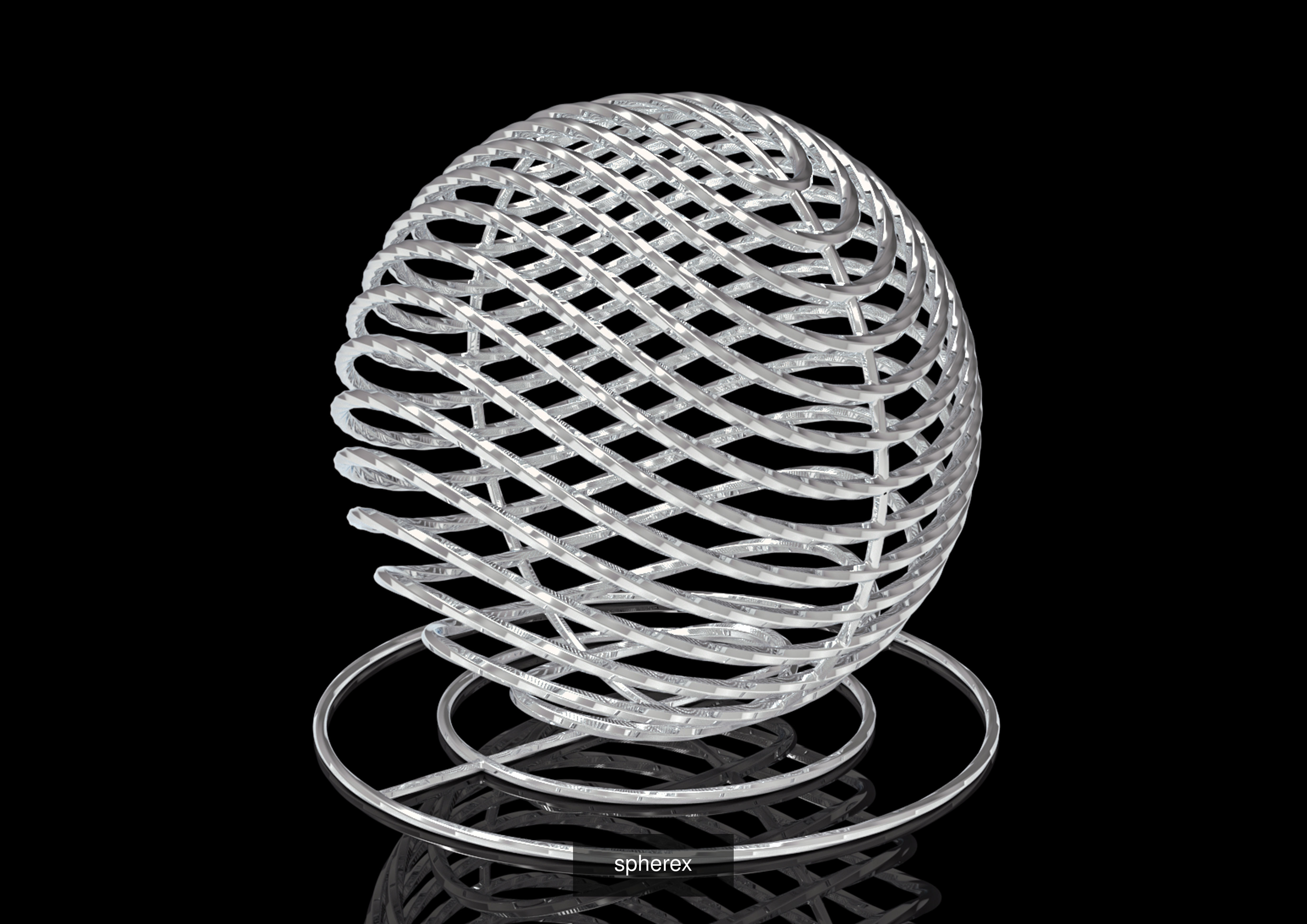 sphere sculpture 3D Model Collection_9
