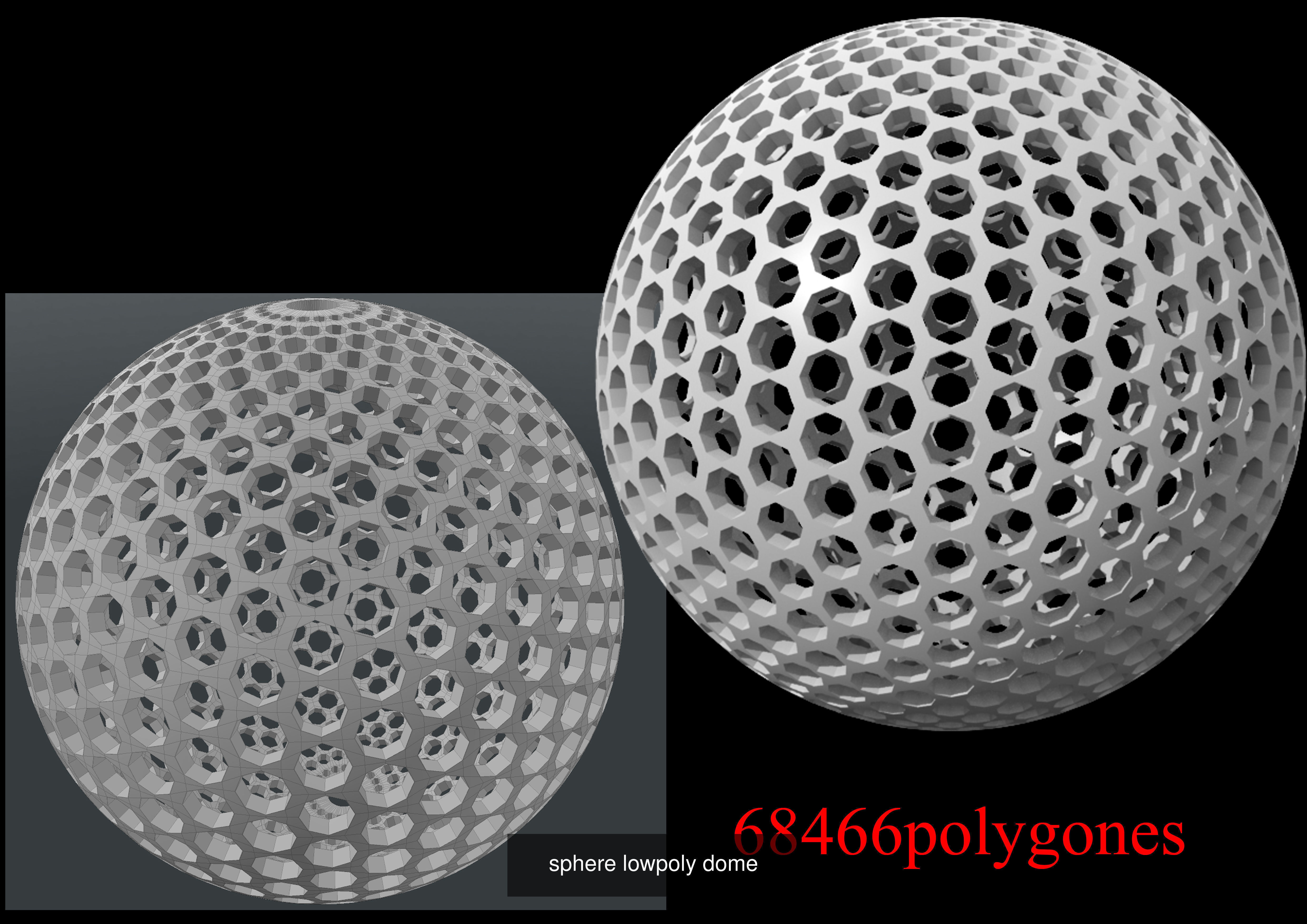 sphere sculpture 3D Model Collection_2