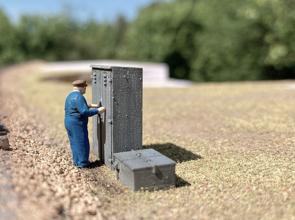 LINE-0002 Line side US set 30 items H0-scale 3D print model_12