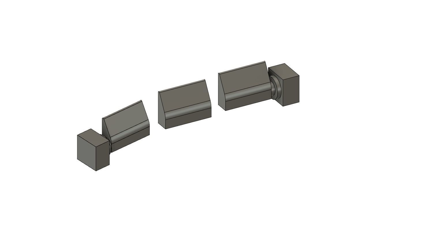 LINE-0002 Line side US set 30 items H0-scale 3D print model_13