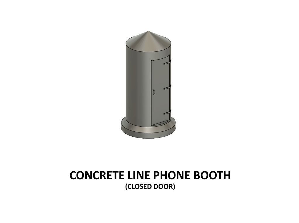 LINE-0002 Line side US set 30 items H0-scale 3D print model_42