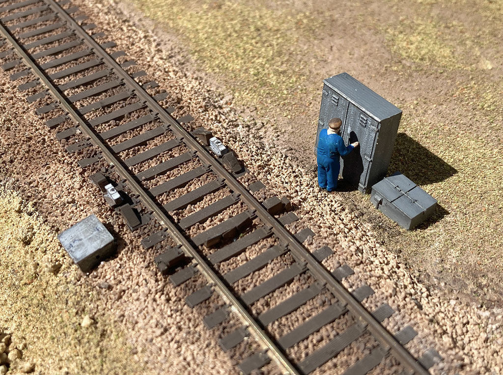 LINE-0002 Line side US set 30 items H0-scale 3D print model_23