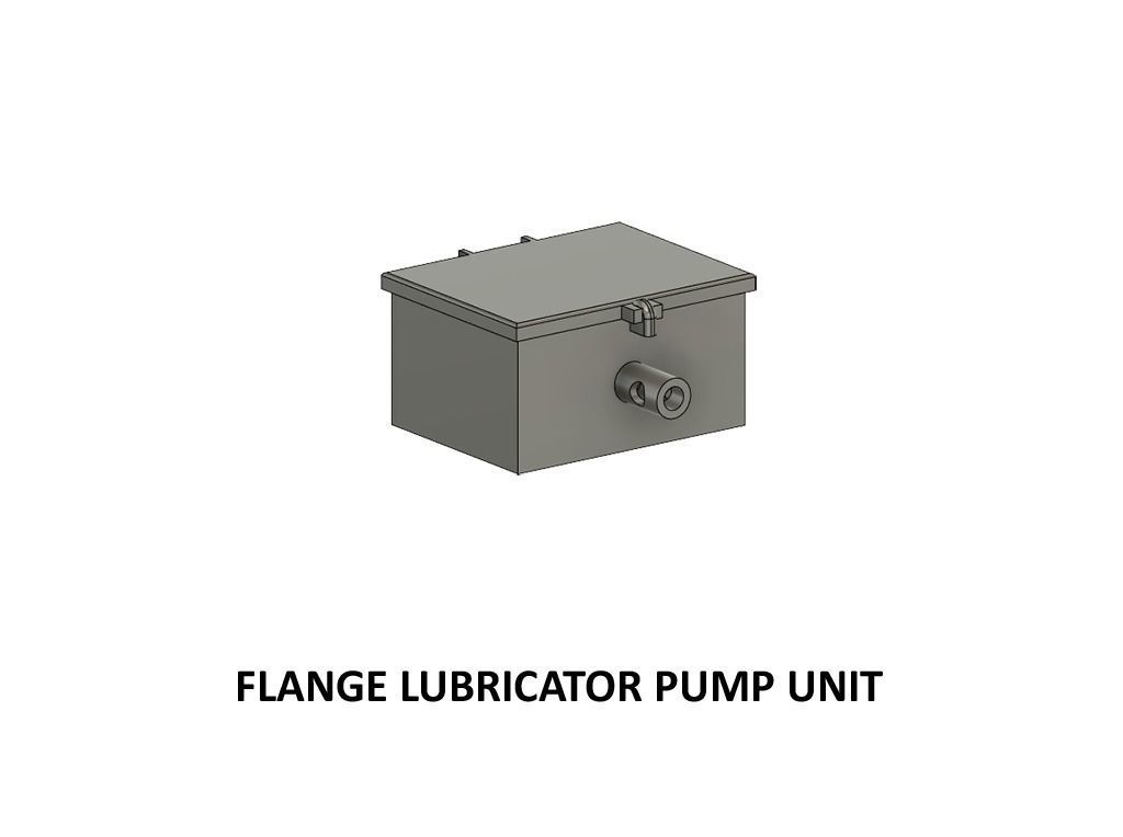 LINE-0002 Line side US set 30 items H0-scale 3D print model_25