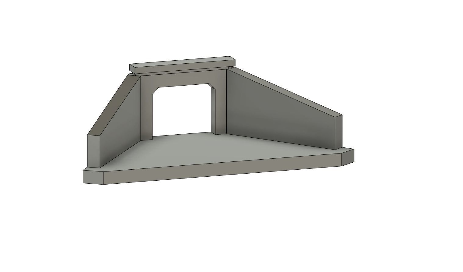 LINE-0002 Line side US set 30 items H0-scale 3D print model_36